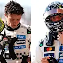 Le couvercle du circuit imprimé d'Oscar Piastri et le casque de maillot de football de Lando Norris pour le Grand Prix des États-Unis cette année
