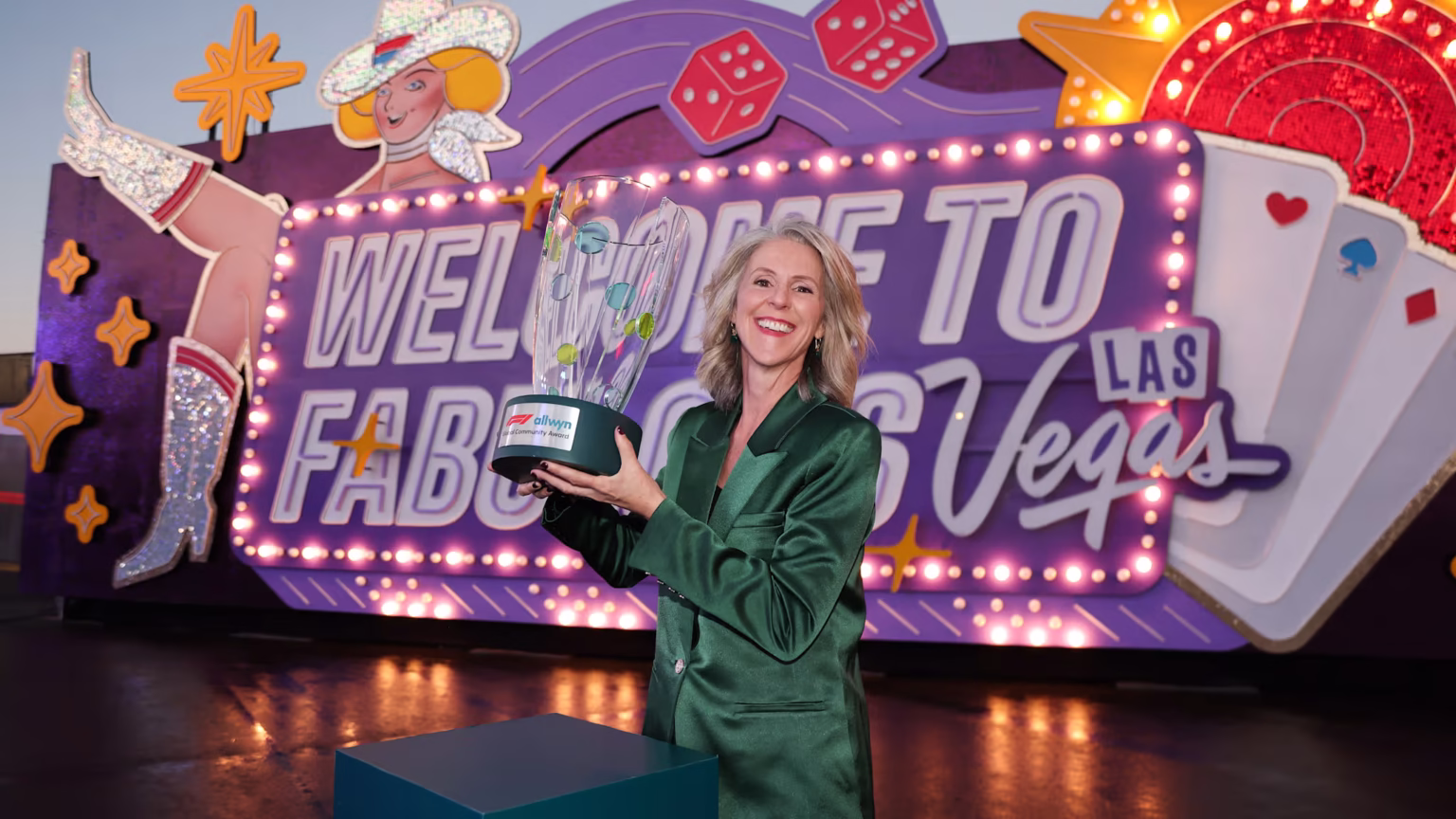 Célébration de la saison inaugurale du F1 Allwyn Global Community Award