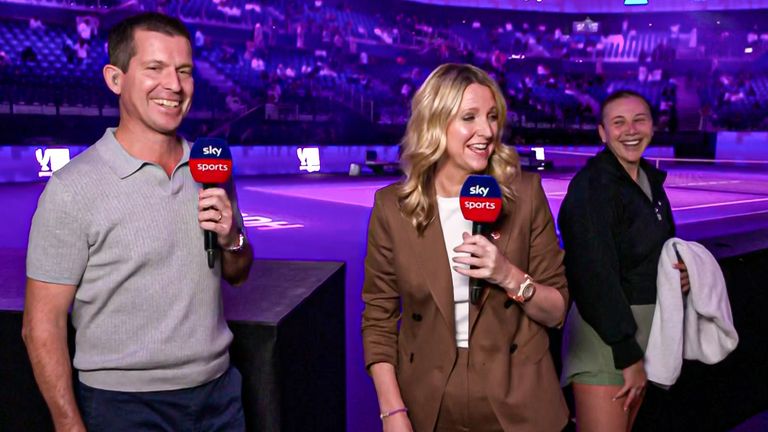 Amanda Anisimova talks to Tim Henman