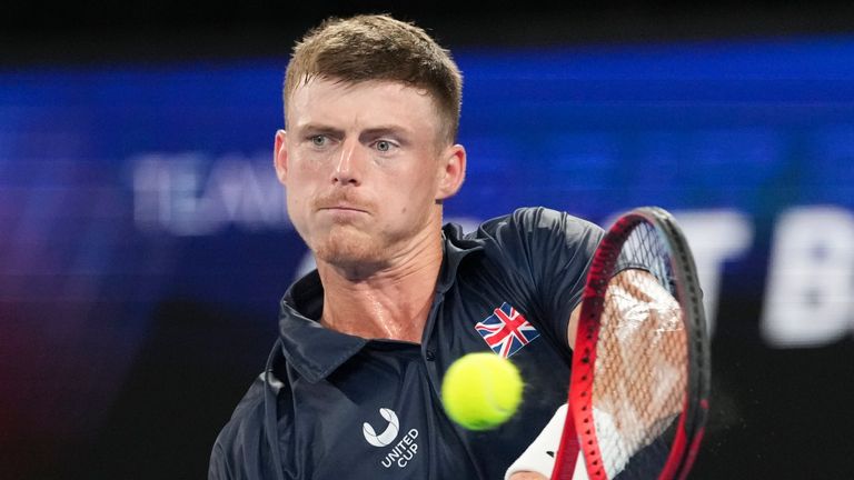 Billy Harris, Britannique, United Cup tennis (Associated Press)