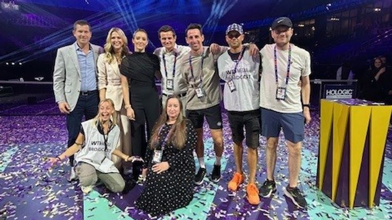 Gigi Salmon, Tim Henman et Laura Robson aux finales WTA