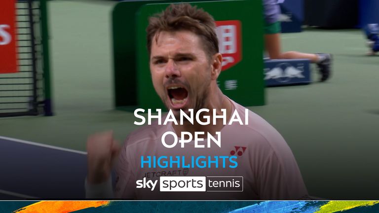 Stan Wawrinka contre Gionvanni Mpetshi Perricard Open de Shanghai
