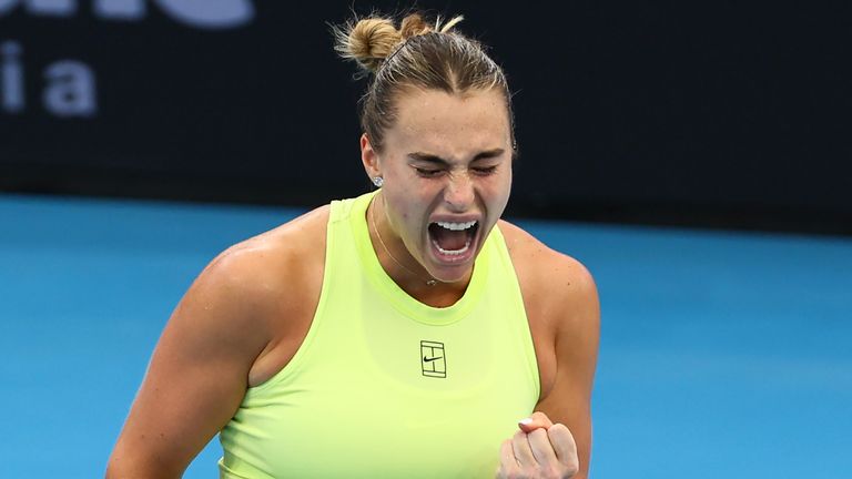 Aryna Sabalenka, tennis du circuit WTA (Associated Press)