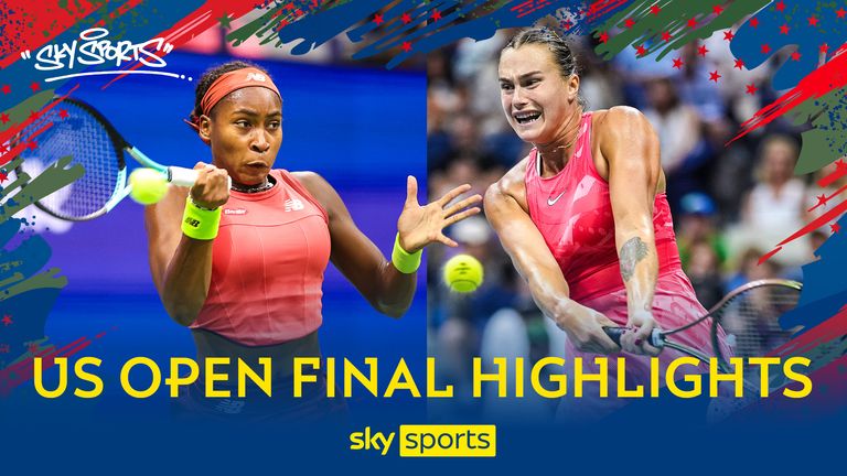 Coco Gauff et Aryna Sabalenka en finale de l'US Open