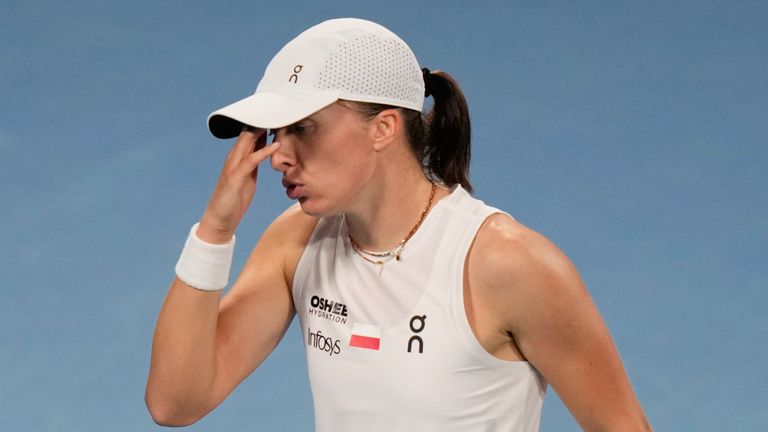 Iga Swiatek, Pologne, United Cup tennis (Associated Press)