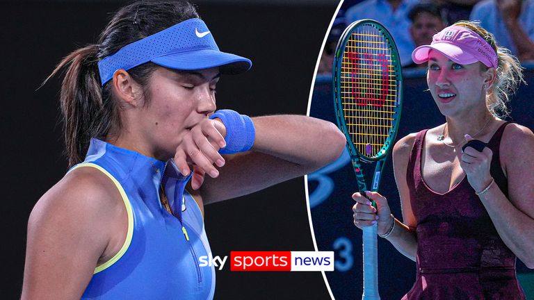 Action depuis la défaite d'Emma Raducanu au deuxième tour contre Anastasia Potapova.