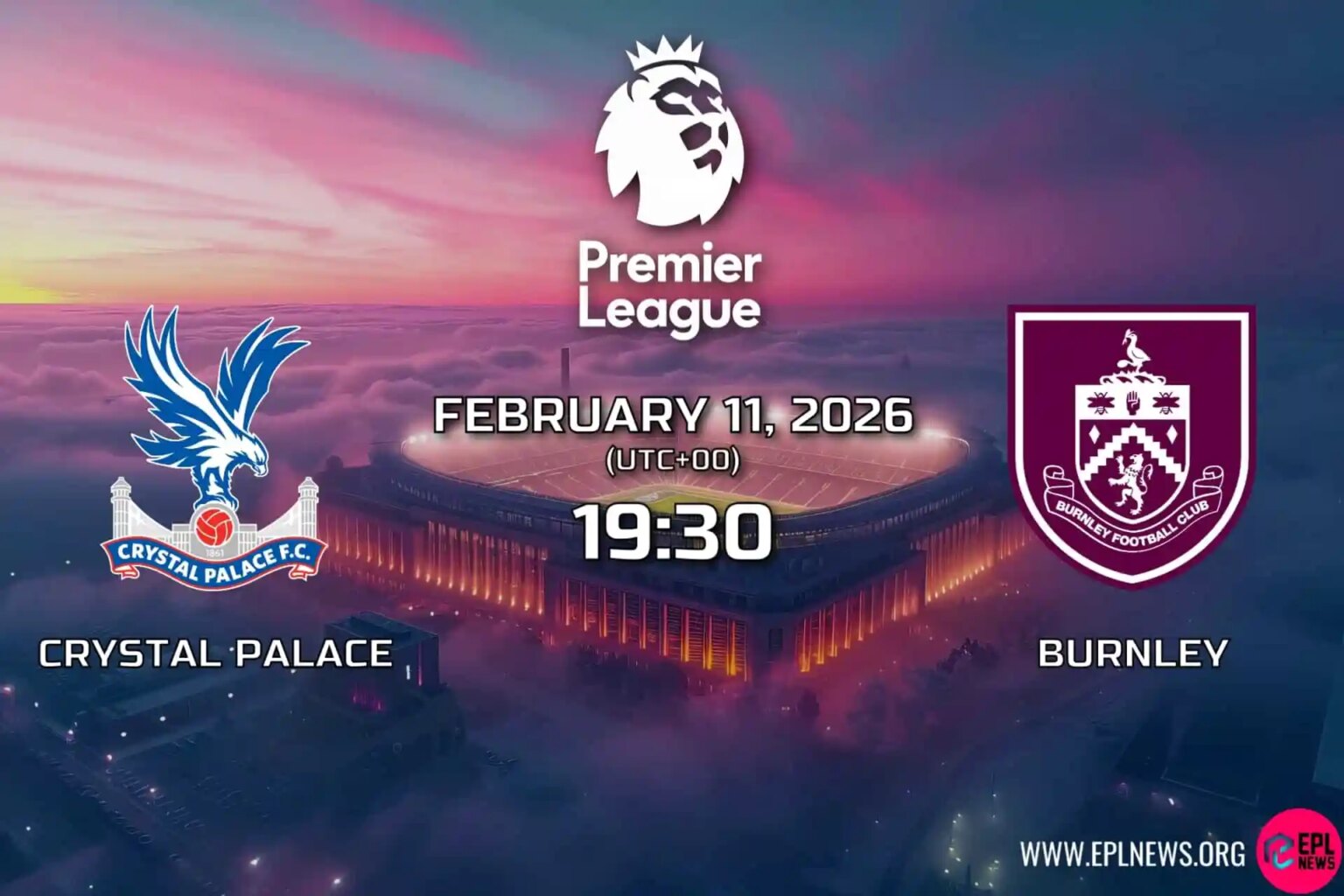 Aperçu Crystal Palace vs Burnley : les Clarets presque relégués visitent Selhurst Park