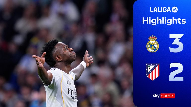 Temps forts du match de Liga entre le Real Madrid et l'Atletico Madrid.