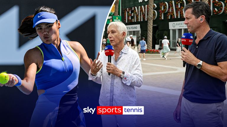 Maria et Henman sur Raducanu