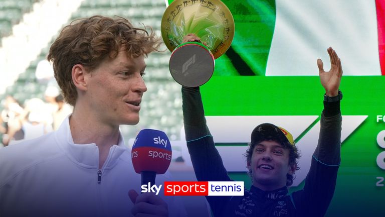 Jannik Sinner réagit à son tout premier titre à Indian Wells et a rendu hommage à son compatriote Andrea Kimi Antonelli qui a remporté le GP de Chine, et révèle que sa discipline pour se coucher à l'heure lui a fait manquer la course.  