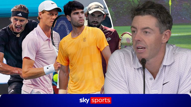 Rory McIlroy dit qu'il sera présent dans l'action pour les demi-finales du Masters de Monte Carlo entre Alexander Zverev contre Jannik Sinner et Carlos Alcaraz contre Valentin Vacherot alors qu'il se détend avant de se lancer dans l'action lors de la troisième journée du Masters.