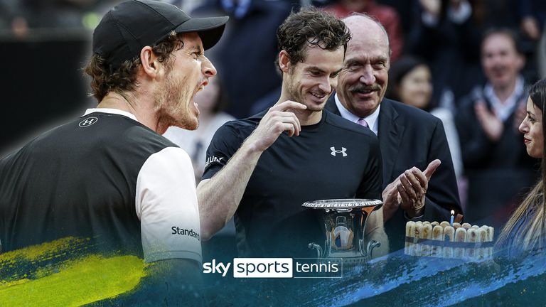 Andy Murray a célébré son 29e anniversaire en 2016 en battant Novak Djokovic en finale du Masters de Rome avec peut-être sa plus grande balle de match de tous les temps.