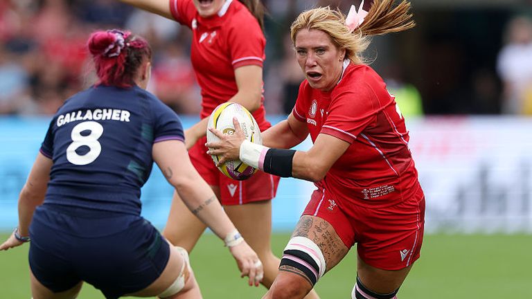 Georgia Evans was criticised for wearing bows in her hair at the Women's World Cup