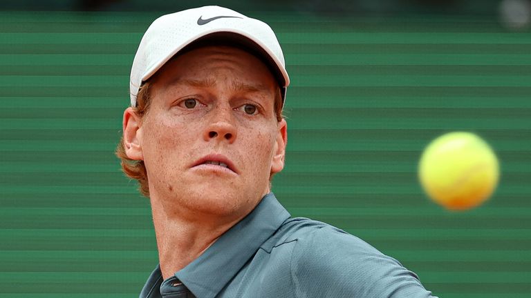 Jannik Sinner de l'Italie